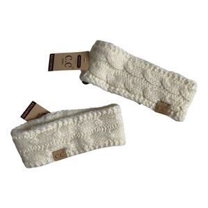 Bundle of 2 CC Kids Sherpa Lined Headbands NWT